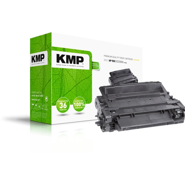 KMP Toner 1222,8300 H-T231 wie HP CE255X 12.500Seiten schwarz