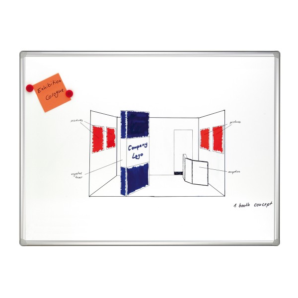 Franken Whiteboard Pro SC8205 180x120cm magnethaftend ws