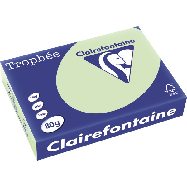Clairefontaine Kopierpapier 1777C A4 80g grün 500Bl.