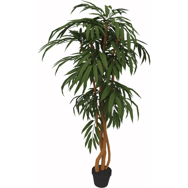 Kunstpflanze Ficus 720Blatt Höhe 1500mm Kunststofftopf