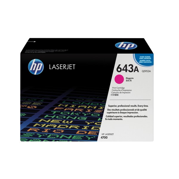 HP Toner Q5953A 643A 10.000Seiten magenta