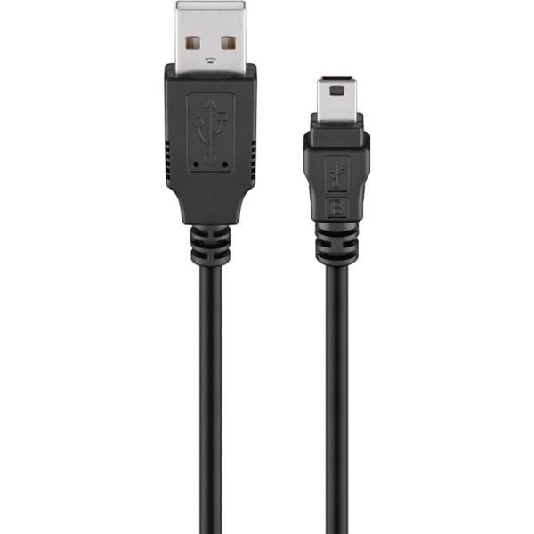 Goobay Ladekabel 46712 Mini-USB 1m schwarz