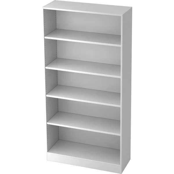 Hammerbacher Regal Solid V6400/W 5OH 100x40x200,4cm weiß