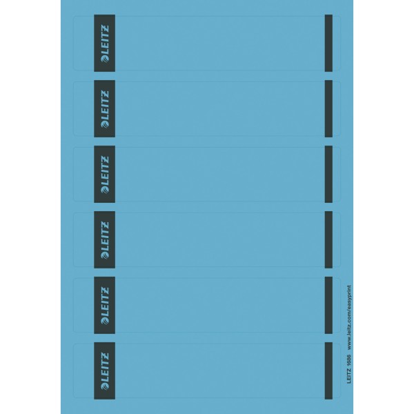 Leitz Ordneretikett 16862035 kurz/schmal Papier bl 150 St./Pack.