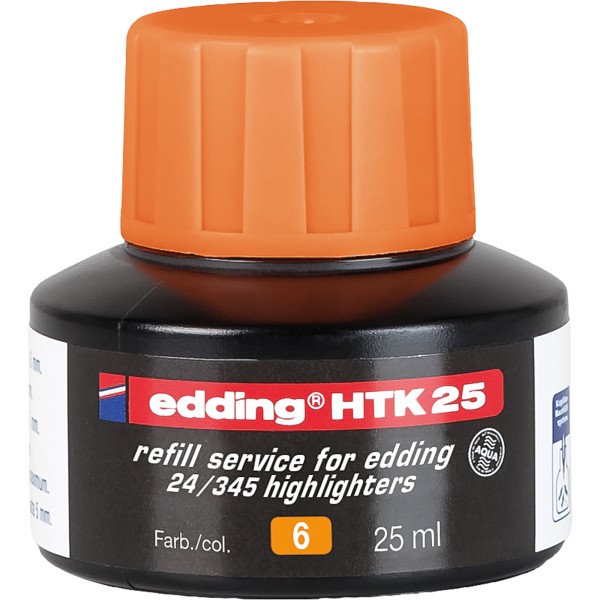 edding Nachfülltusche HTK25 4-HTK25006 25ml orange