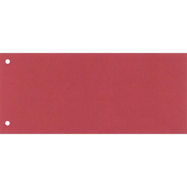 Trennstreifen 10,5x24cm rot 100 St./Pack.