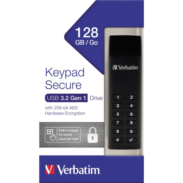 Verbatim USB-Stick Keypad Secure 49429 USB3.0 128GB