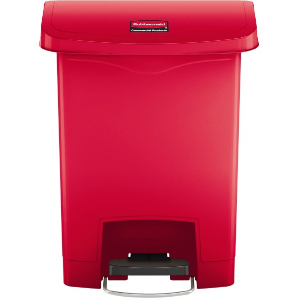 Rubbermaid Tretabfalleimer Slim Jim 1883564 Kunststoff 30l rot