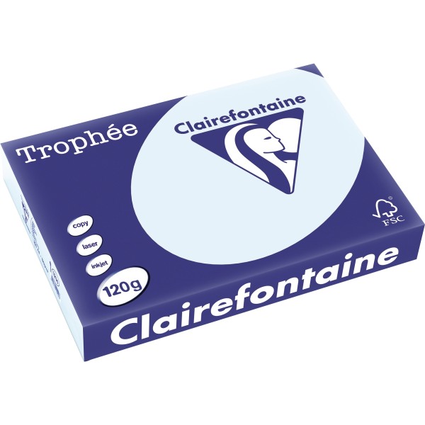 Clairefontaine Kopierpapier 1214C A4 120g hellbl 250Bl