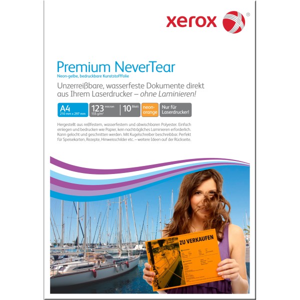 Xerox Synthetikpapier NeverTear 003R98129 A4 123mic or 10Bl.