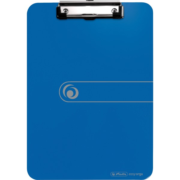 Herlitz Klemmbrett 11226396 DIN A4 PS opak blau