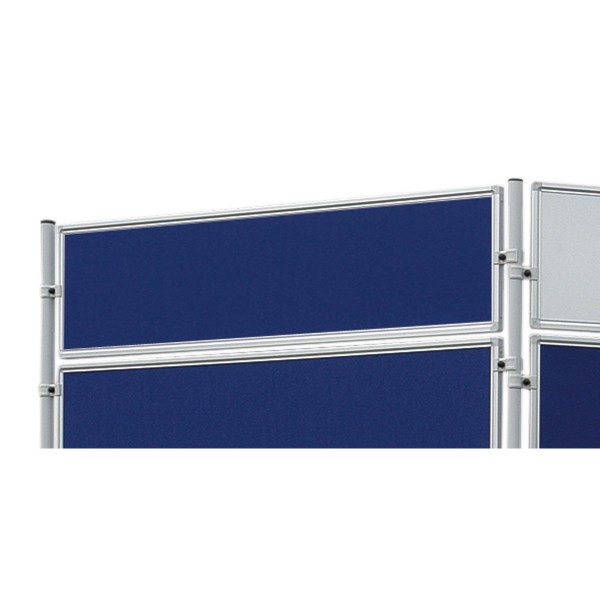 Franken Stellwand-Tafel EL-UTF30 03 30x120cm (HxB) beids. Filz blau