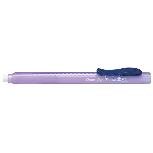 Pentel Radierstift ClicEraser2 ZE11T-C nachfüllbar tr.bl