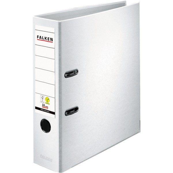 Falken Ordner S80 09984030 DIN A4 80mm PP weiß