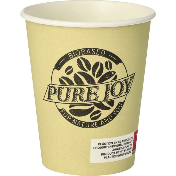 PAPSTAR Becher Pure Joy 87867 0,2l Pappe creme 50 St./Pack.