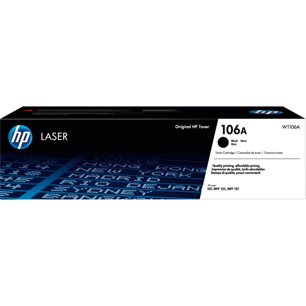 HP Toner W1106A 106A schwarz