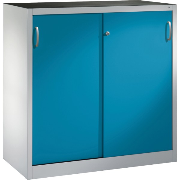C+P Werkzeugschrank 205709S10030 Schiebetür 1200x1200x500mm lgr/lbl