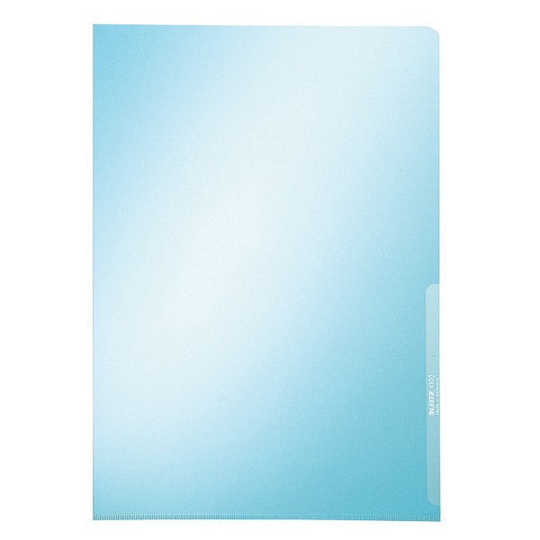 Leitz Sichthülle Premium 41000035 A4 0,15mm PVC blau 100 St./Pack.