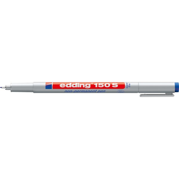 edding Folienschreiber 150 S 4-150003 non-permanent blau