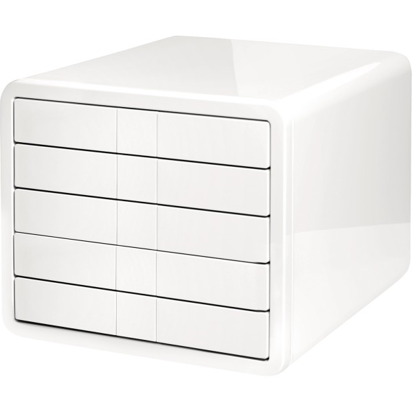 HAN Schubladenbox i-Box 1551-12 DIN C4 5Schubfächer weiß