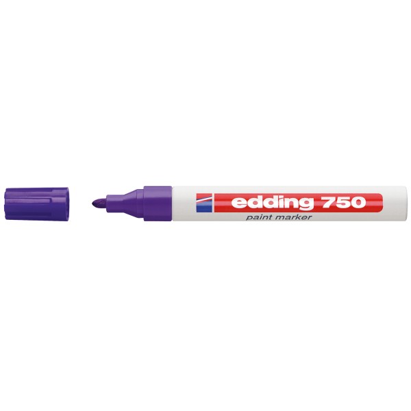 edding Lackmarker 750 4-750-9-008 2-4mm Rundspitze permanent violett