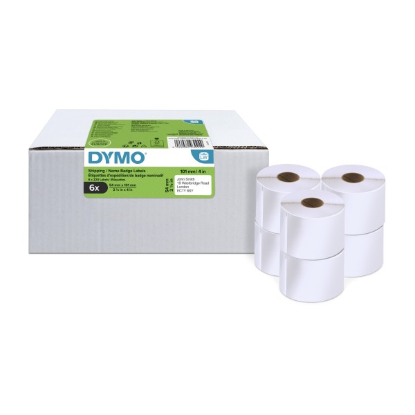 DYMO Versandetikett 2093092 54x101mm Rolle 220Etik. 6St.